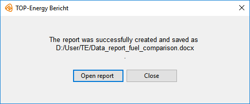 Open data report